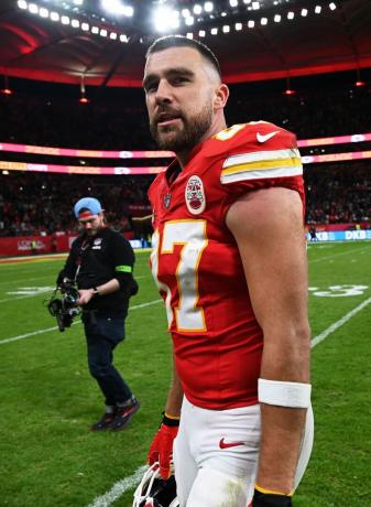 travis kelce oma mängu ajal