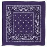 Lilla puuvillane Paisley Bandana