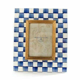 Royal Check Enamel Frame - 5" x 7"