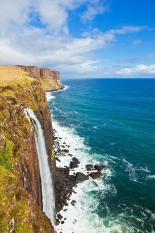 Kilti kalju juga Skye saar Highlands ja saared Šotimaa UK GB EL Euroopa