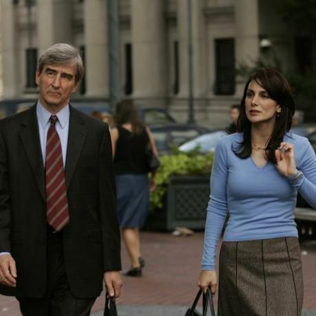 seadusekäsu piiblilugu, 11. episood eetris 12072005 pildil l r sam waterson tegevjuhina ada jack mccoy, annie parisse as ada alexandra borgia foto autor: will hartnbcu photo banknbcuniversal via getty images via getty pilte