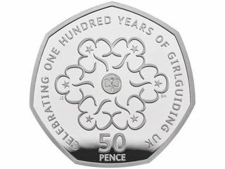 The Royal Mint Girl Guides 50p foto