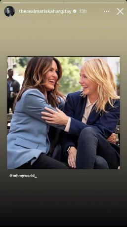 " Seaduse ja korra svu" näitleja mariska hargitay postitas Instagrami foto, reageerides kelli giddish lahkumisele