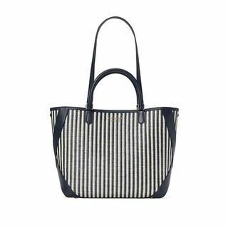 Väike Buddie Striped Straw Tote