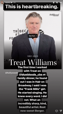 vanessa ray instagrami austusavaldus Williamsi kohtlemiseks