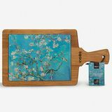 Almond Blossom Van Gogh keraamiline ja tammepuidust serveerimislaud 34,5cm