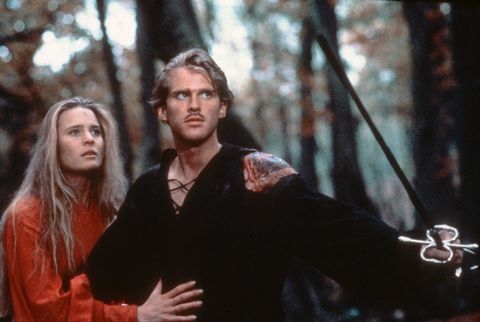 Cary Elwes ja Robin Wright filmis "Printsessipruut" (1987). 