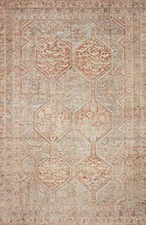 Jules Tangerine Mist Oriental Area vaip 5' x 7'-6