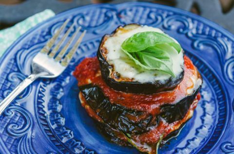 grillitud baklažaan parmesan