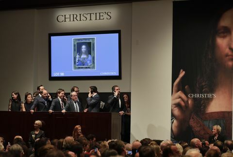 Leonardo da Vinci kunstiteoste Christies oksjon