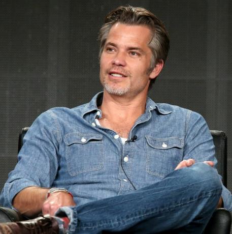 timothy olyphant kõneleb laval 