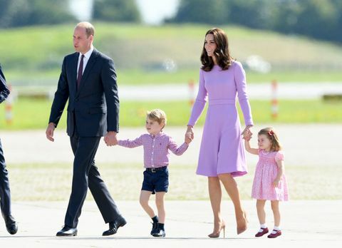 Prints William, Prince George, Cambridge'i hertsoginna ja printsess Charlotte Saksamaal