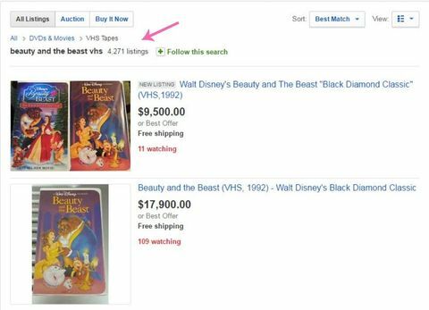 Siit saate teada, mida teie Disney VHS-lindid tegelikult väärt on