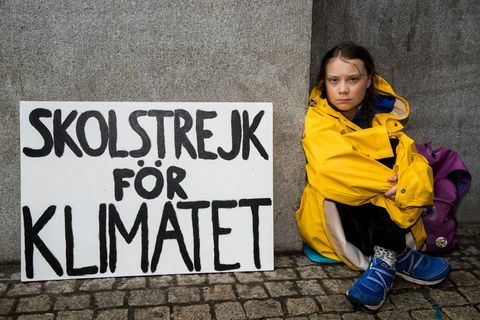 Greta Thunbergi portreed