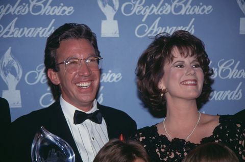 Ameerika näitleja ja koomik tim allen ja ameerika näitlejanna patricia richardson osalevad 19. iga-aastasel rahvaste valiku auhindade jagamisel. Universal Studios hollywoodis Universal Citys, Californias, 17. märts 1993 foto autor: Vinnie zuffantemichael ochs achivesgetty pilte