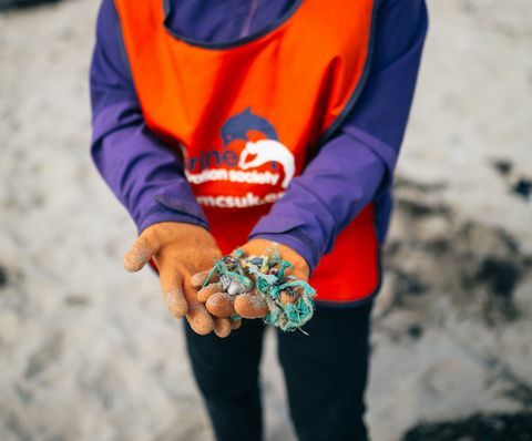 Porthtowan Beach Clean 2015 - pesakond leitud - merekaitse selts