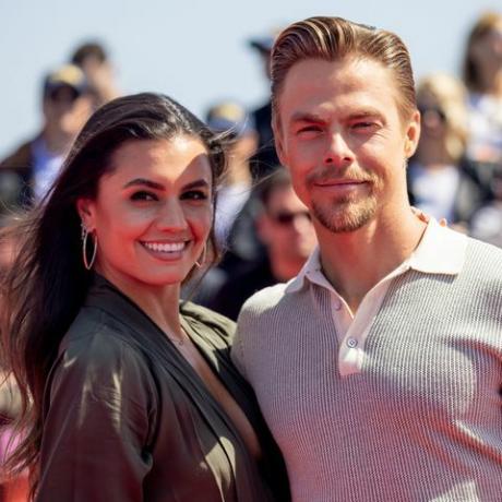 abc " tantsud tähtedega" 2022. aasta derek hough hayley erbert kihlus Instagrami