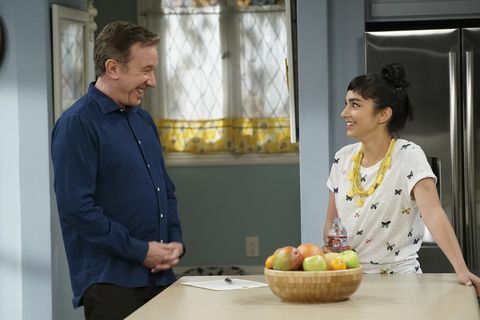 Tim Allen ja Molly Ephraim teemal Last Man Standing. 