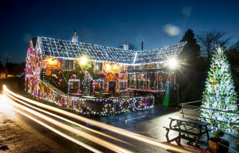 Gingerbread Inn - Priddy - Somerset - pubi - kaunistused