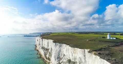 valged kaljud Dover, kent, uk