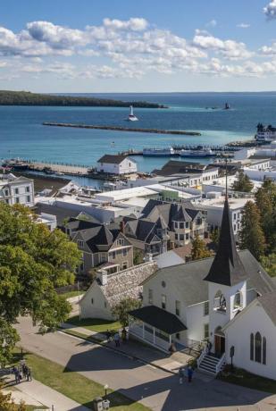 Mackinaw saare linnavaade