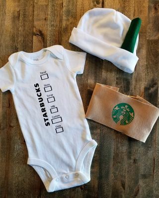 Starbucksi Onesie kostüüm