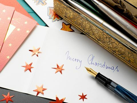 Sõbrale või sõbrannale jõulukaartide kirjutamine