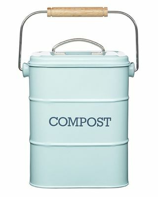 Vintage sinine kompostikast